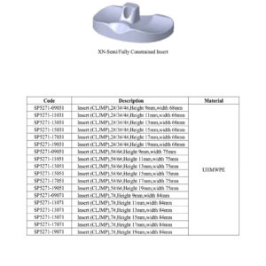 XN-Semi/Fully Constrained Insert