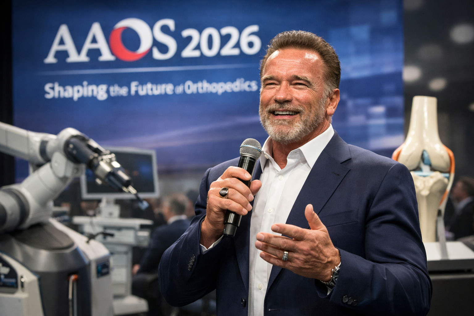 Arnold Schwarzenegger at AAOS 2026 - Shaping the Future of Orthopedics