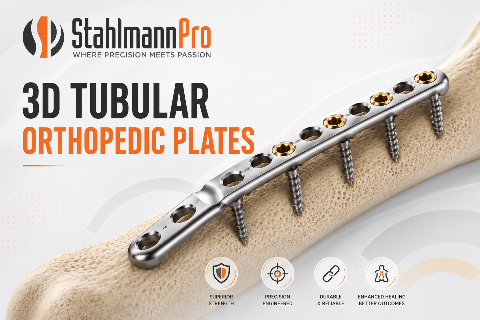 3D Tubular Orthopedic Plates