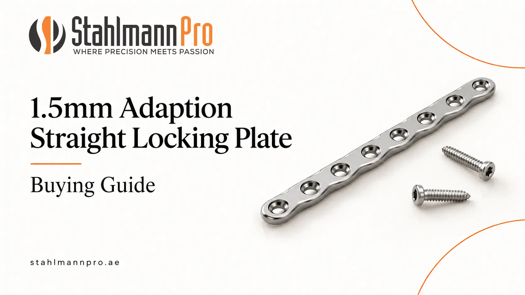 1.5mm Adaption Straight Locking Plate Guide